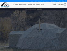 Tablet Screenshot of geoshelters.com